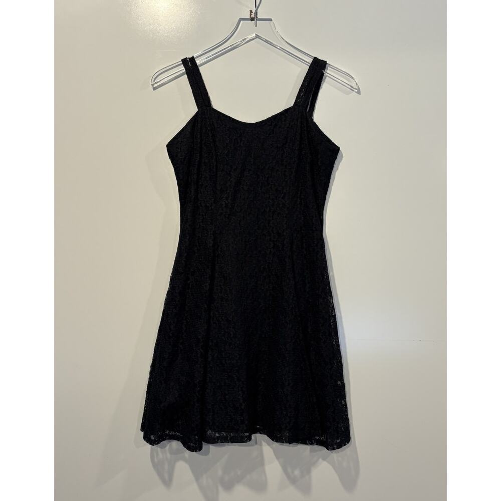Vintage All That Jazz‎ Woman’s Black Lace Dress Womens Size 5/6 (885)